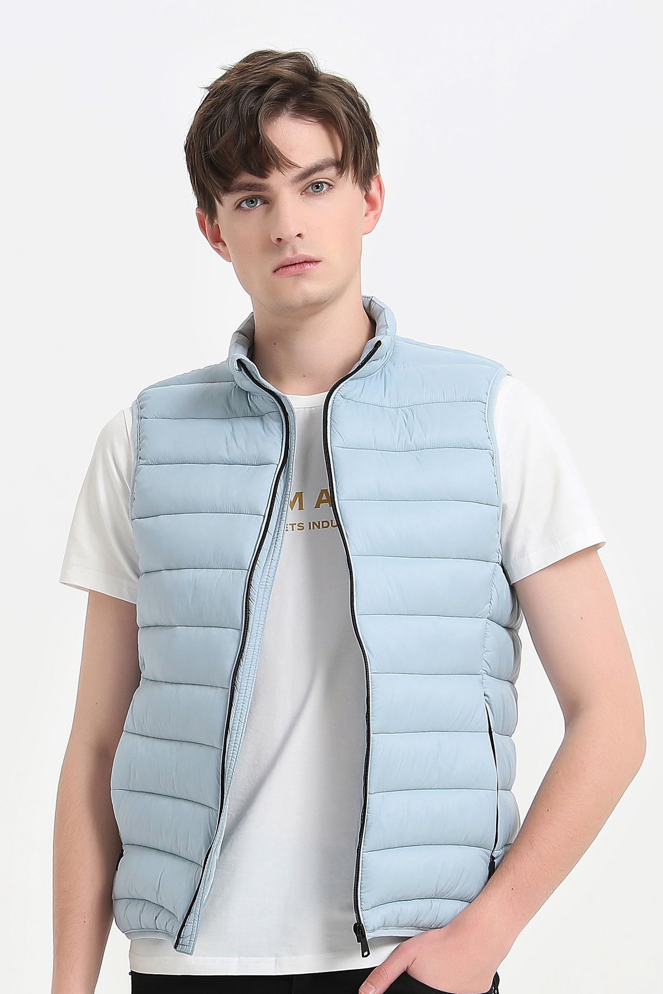 Bodywarmer babyblauw