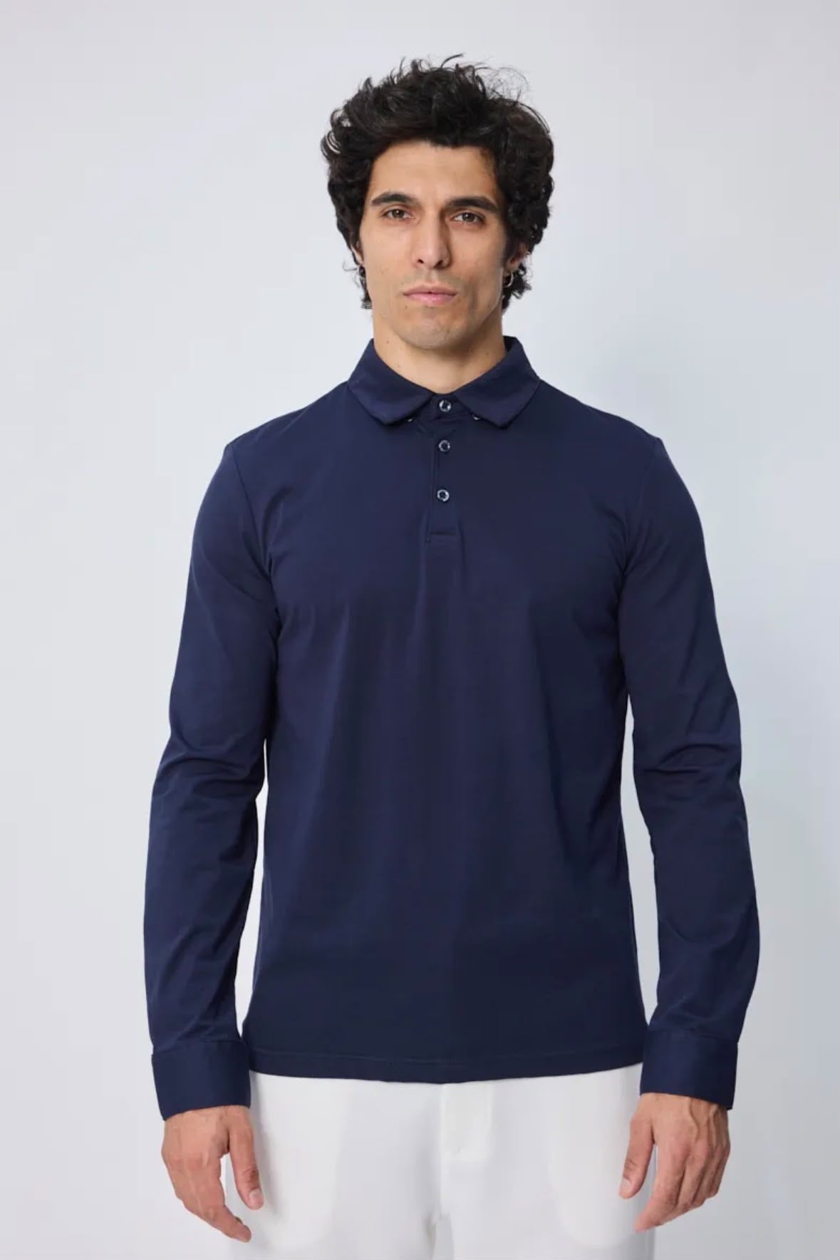 Polo trui donker blauw