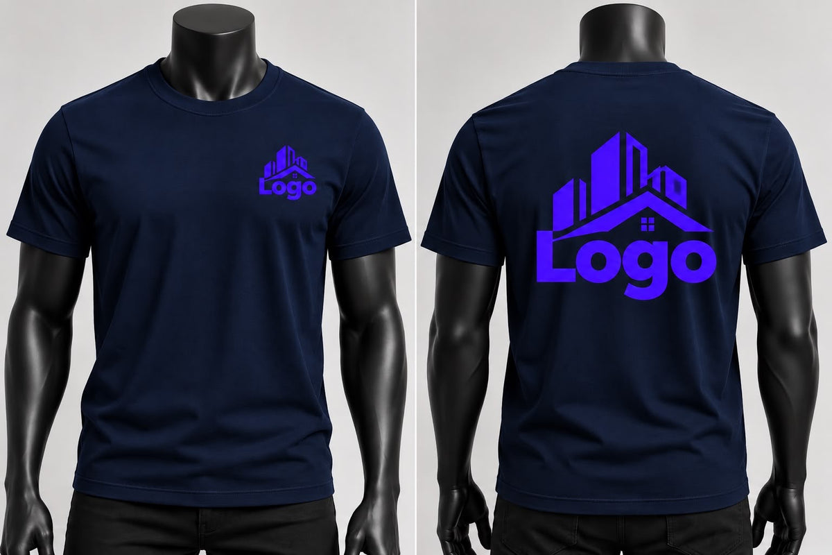 T-shirt donkerblauw