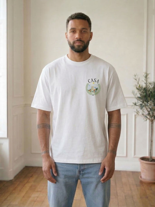 T-shirt CASA (wit)