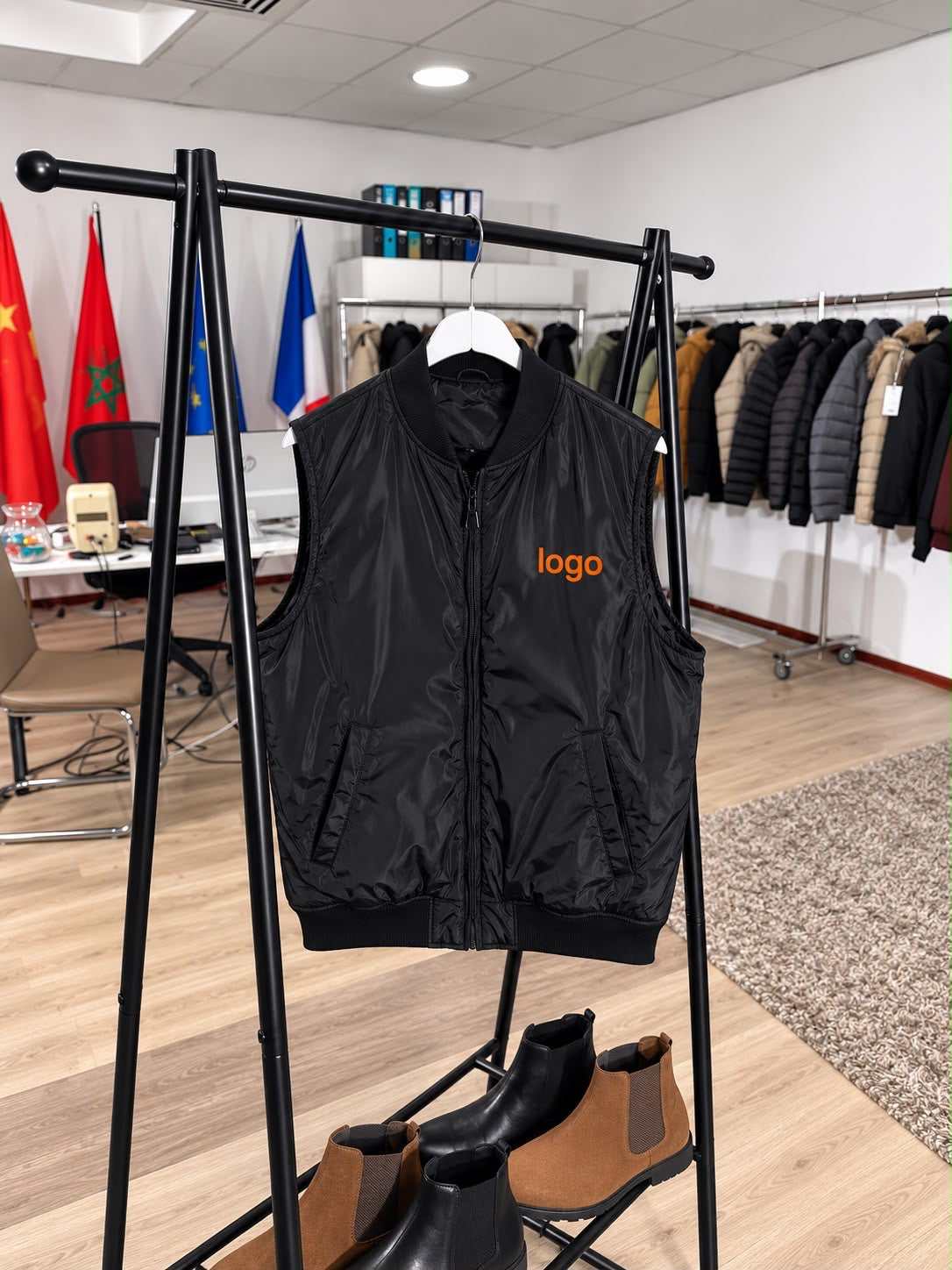 Werkkleding bodywarmer zwart