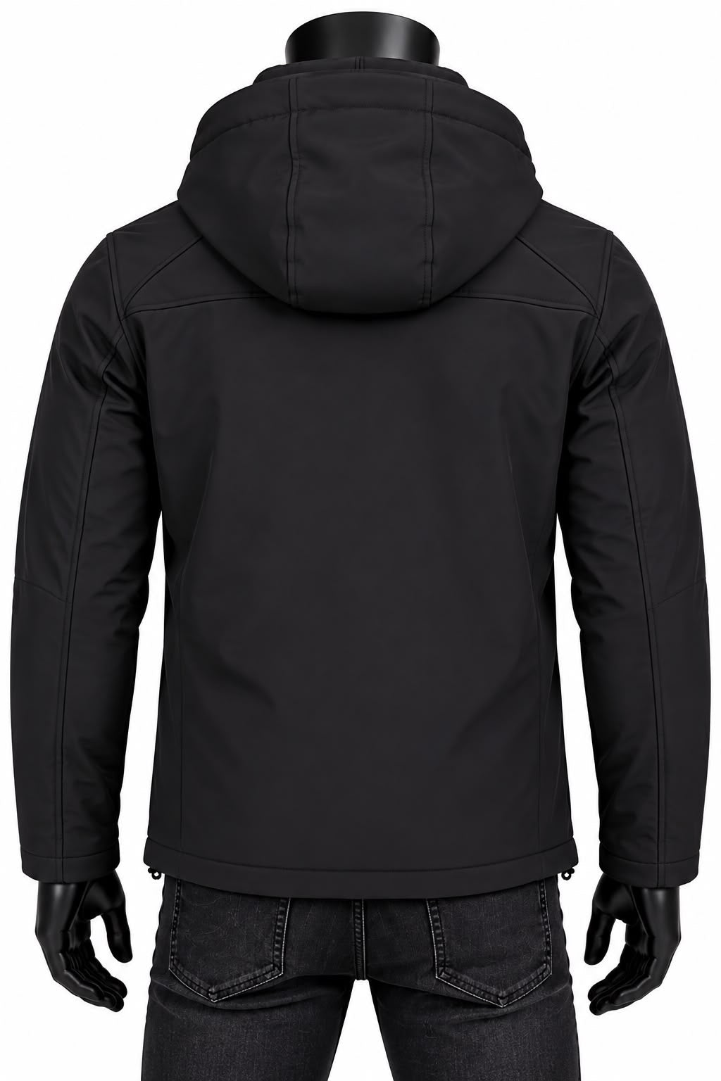 Heren Softshell Jas zwart