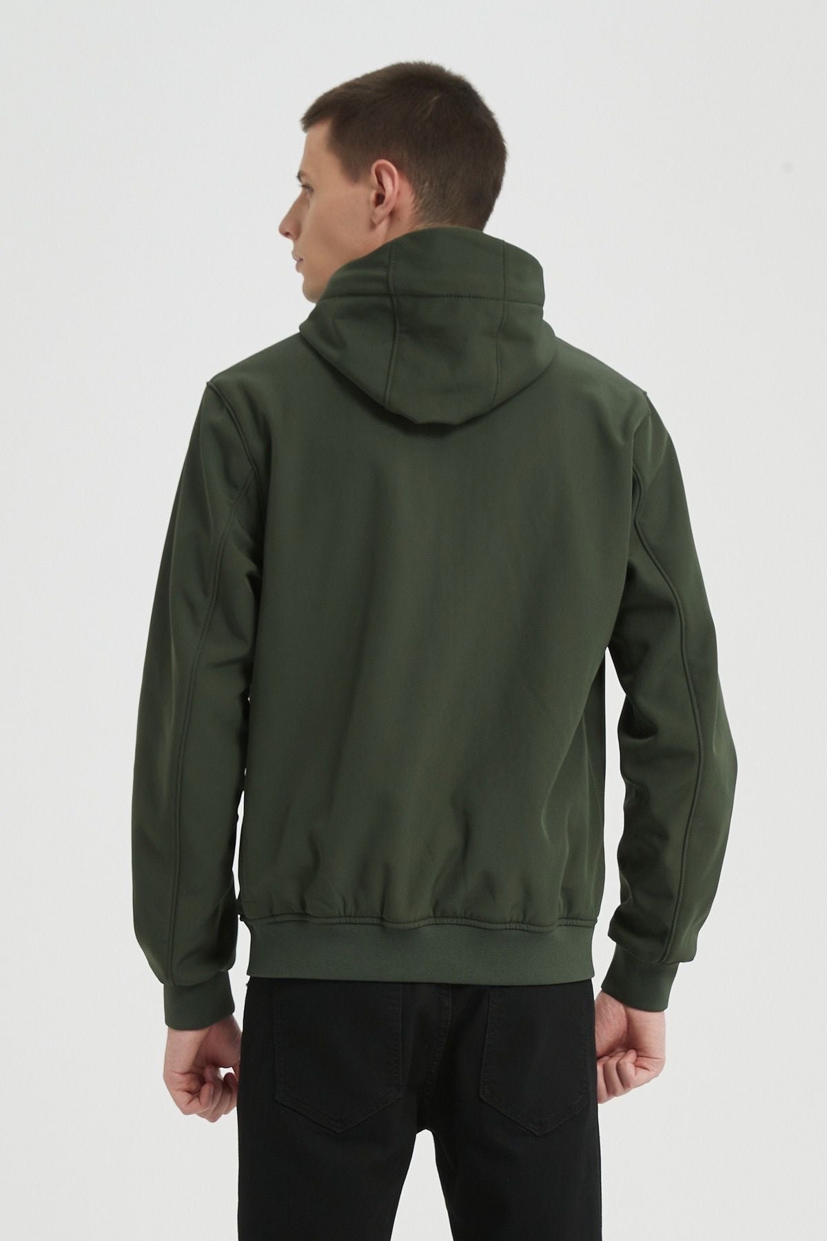 Softshell jas legergroen