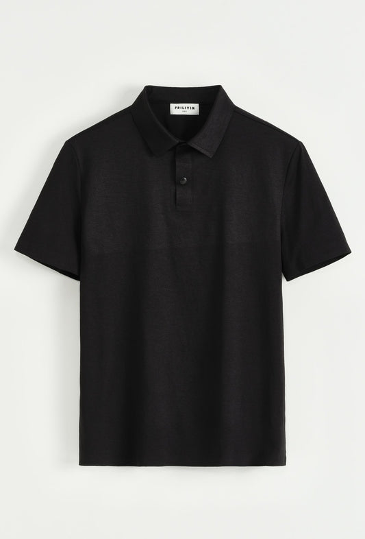 Polo korte mouwen (zwart)
