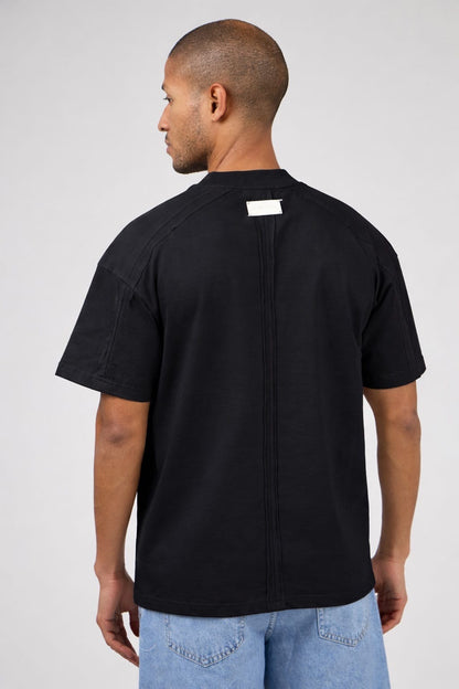 Basic shirt met tekst