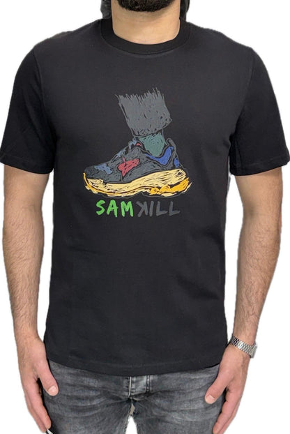 SAMKILL T-SHIRT ZWART
