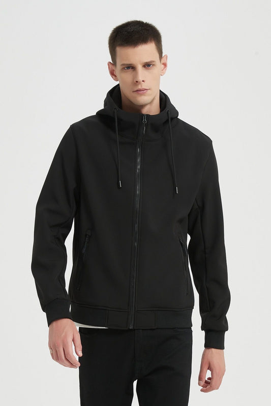 Softshell jas zwart