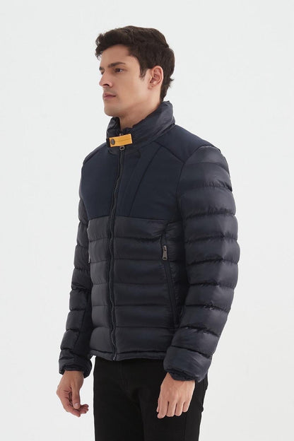 Pufferjas heren donkerblauw