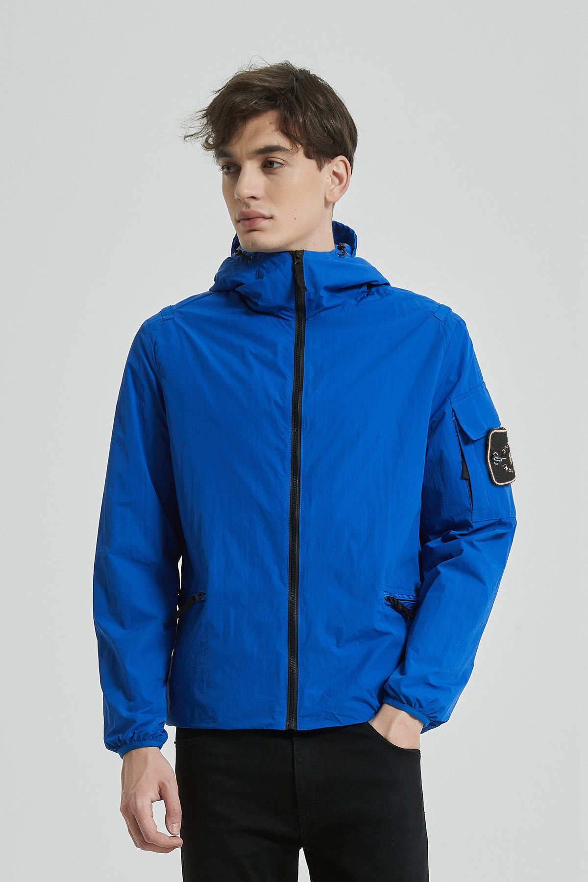 Lente jas heren blauw
