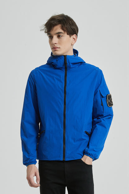 Lente jas heren blauw