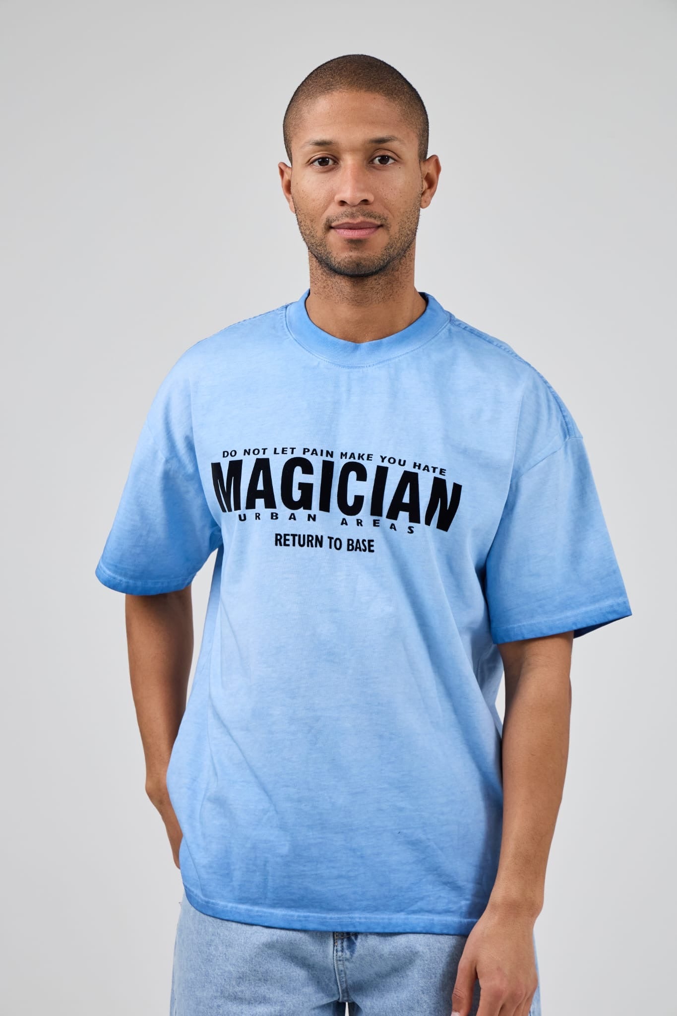 T-shirt blauw