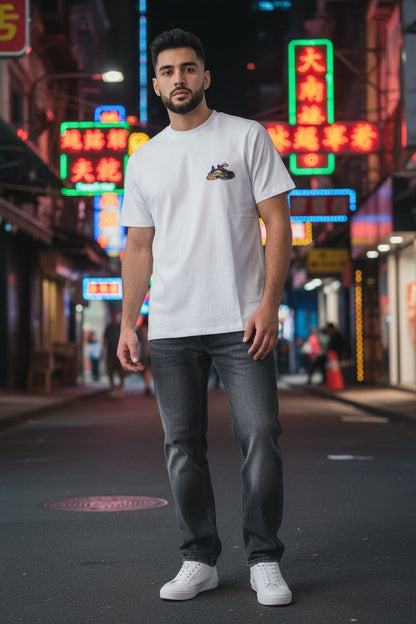 SNEAKER-T-SHIRT-WIT