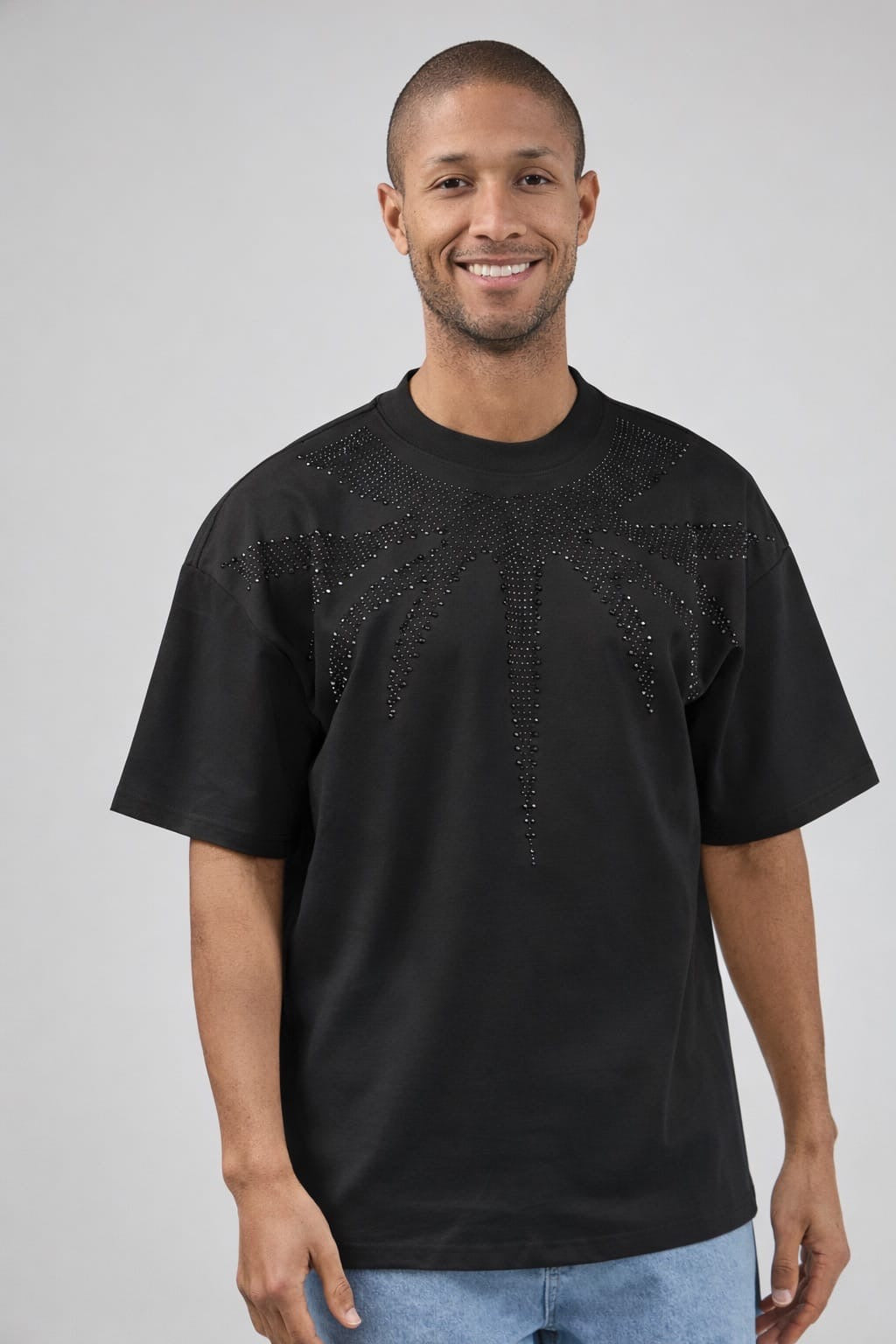 T-shirt met strass steentjes