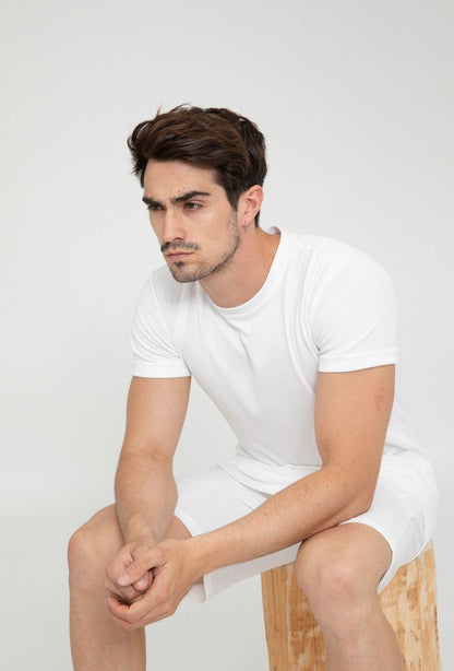 Witte strak t- shirt samkill