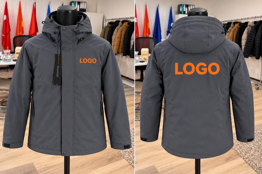 Softshell jas met logo