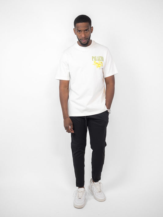 T-shirt palazzo (wit)