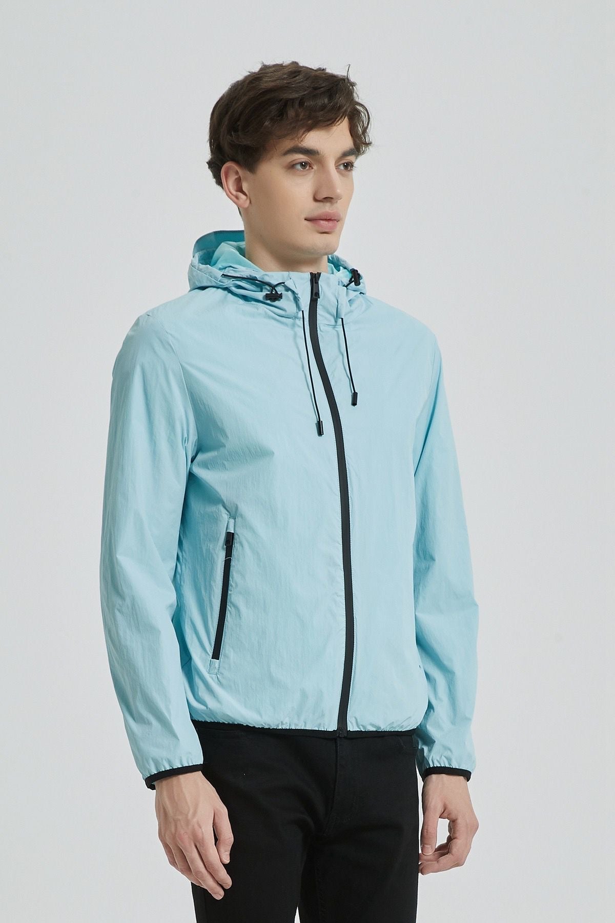 Jas licht blauw