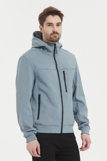 Softshell jas met patch