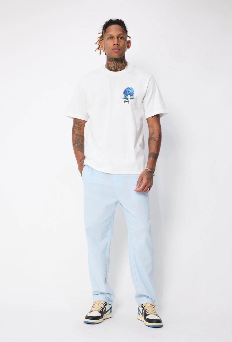 Tropical T-shirts lichtblauw