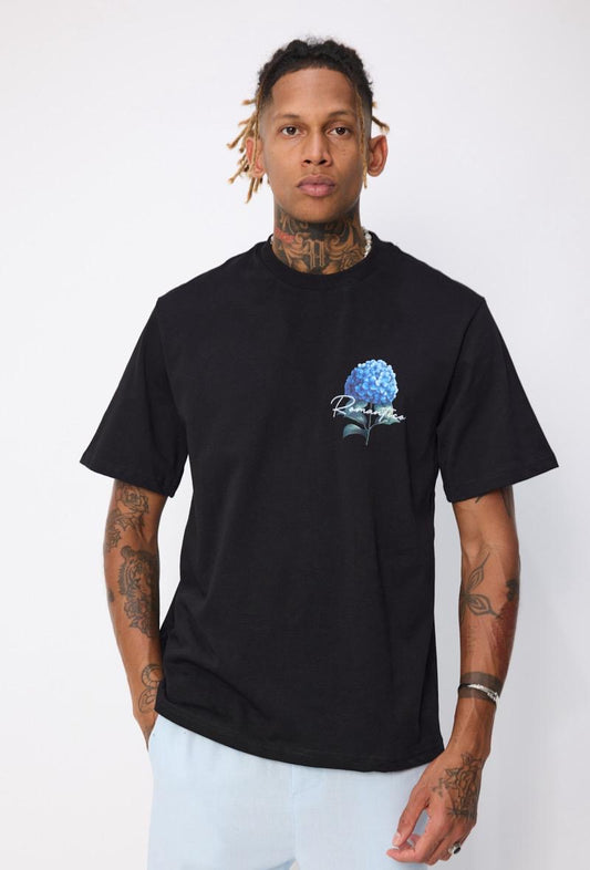 Tropical T-shirt zwart