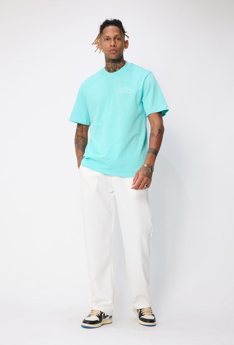 Tropical T-shirts lichtblauw
