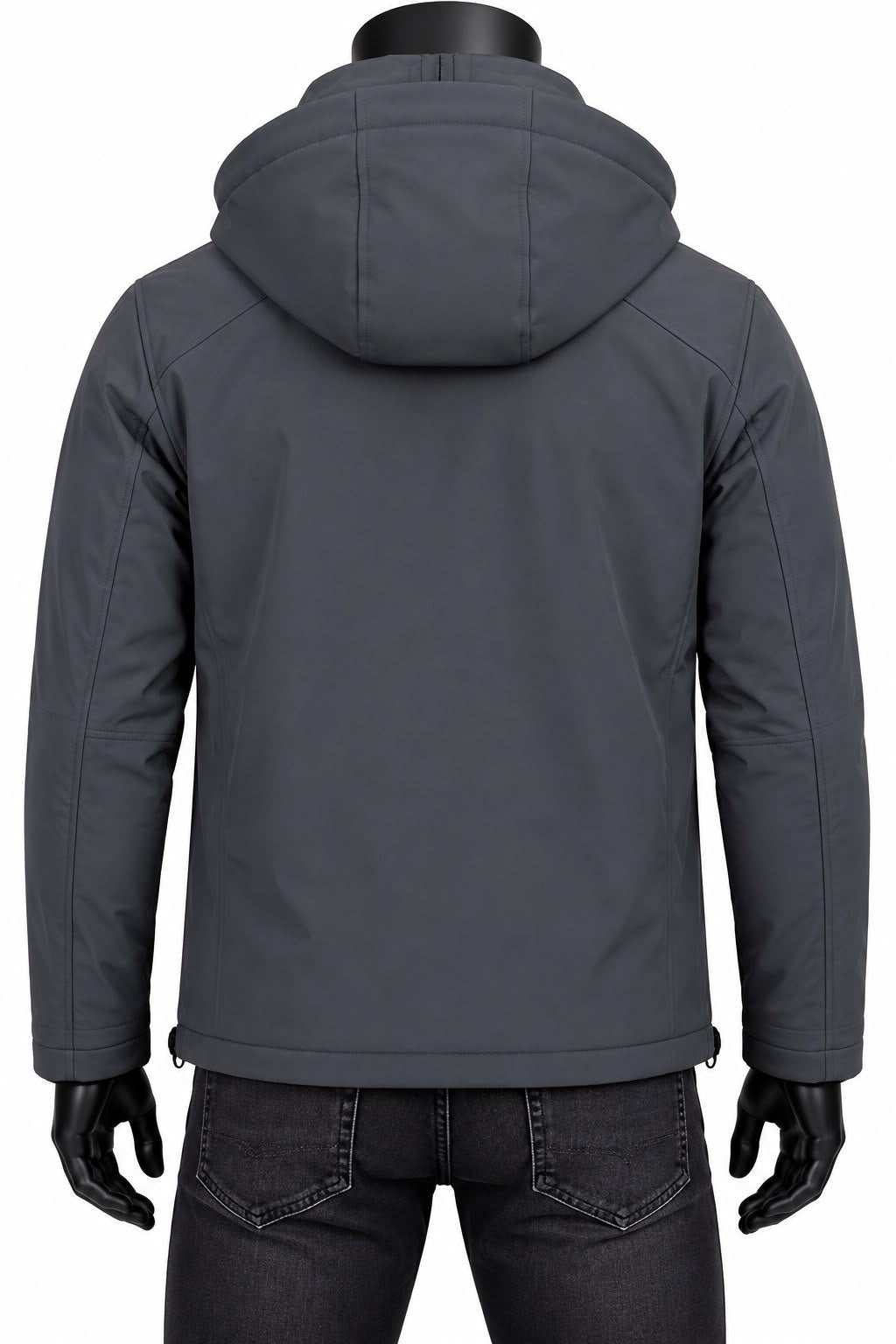 Heren Softshell Jas Donker Grijs