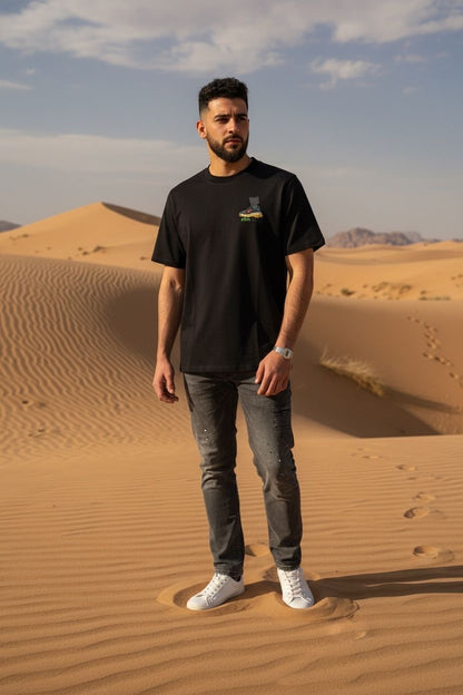 SNEAKER-T-SHIRT-ZWART