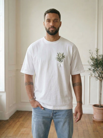 T-shirt met print (zwart)