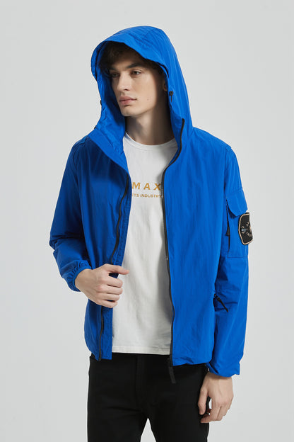 Lente jas heren blauw