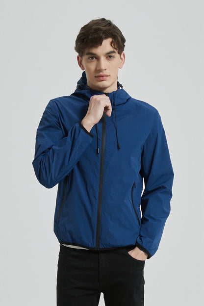 Jas marineblauw