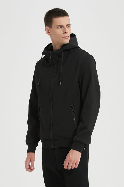 Softshell jas zwart