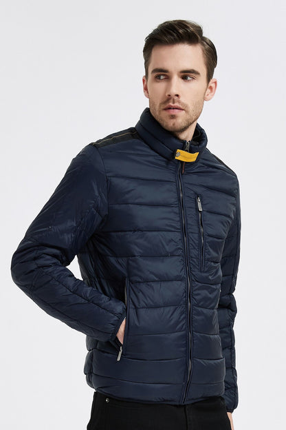 Heren jas donkerblauw