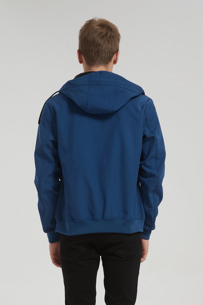 Softshell jas koningsblauw