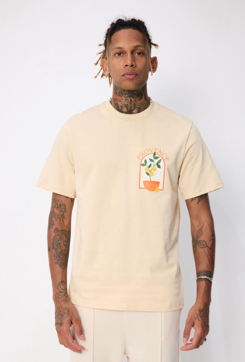 Tropical T-shirts lichtblauw
