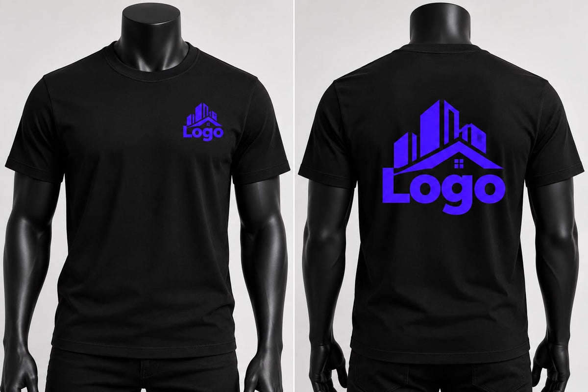T-shirt zwart