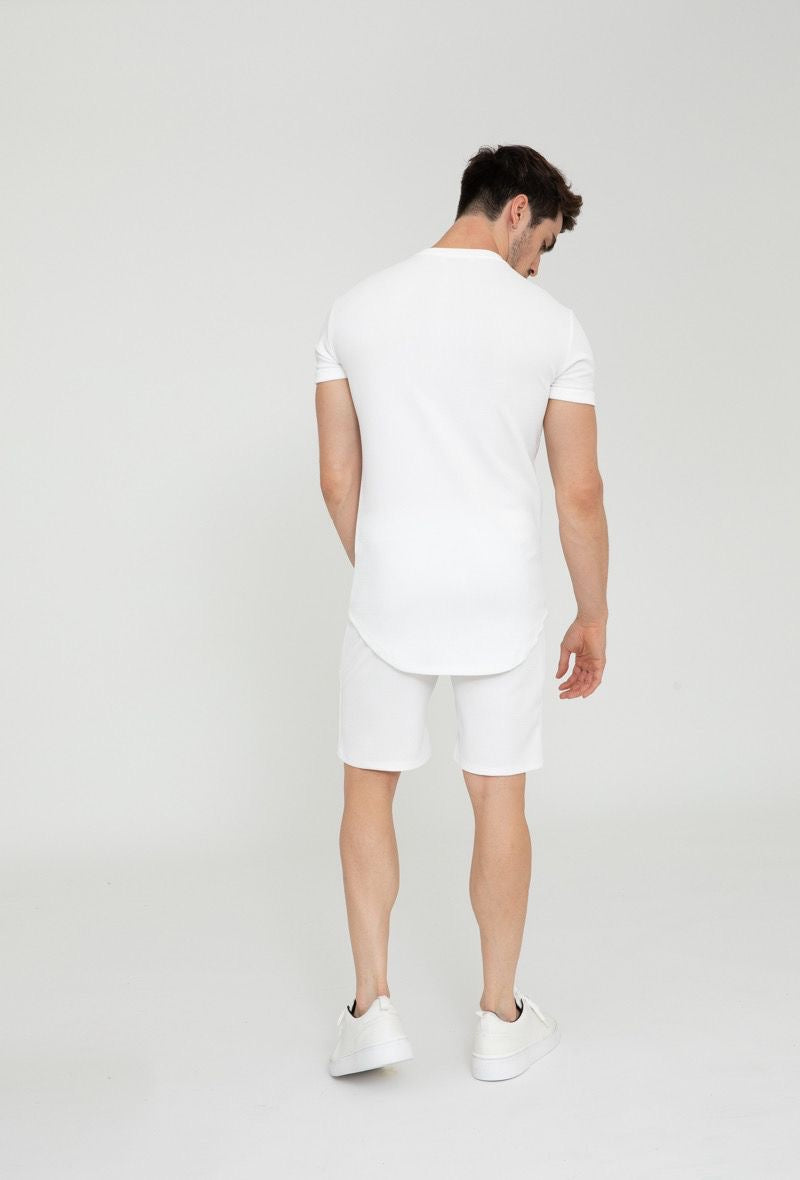 Witte strak t- shirt samkill