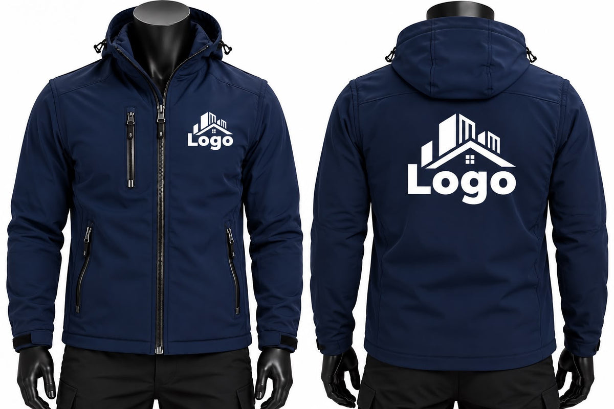 Softshell jas donkerblauw