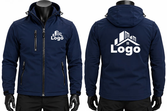 Softshell jas donkerblauw
