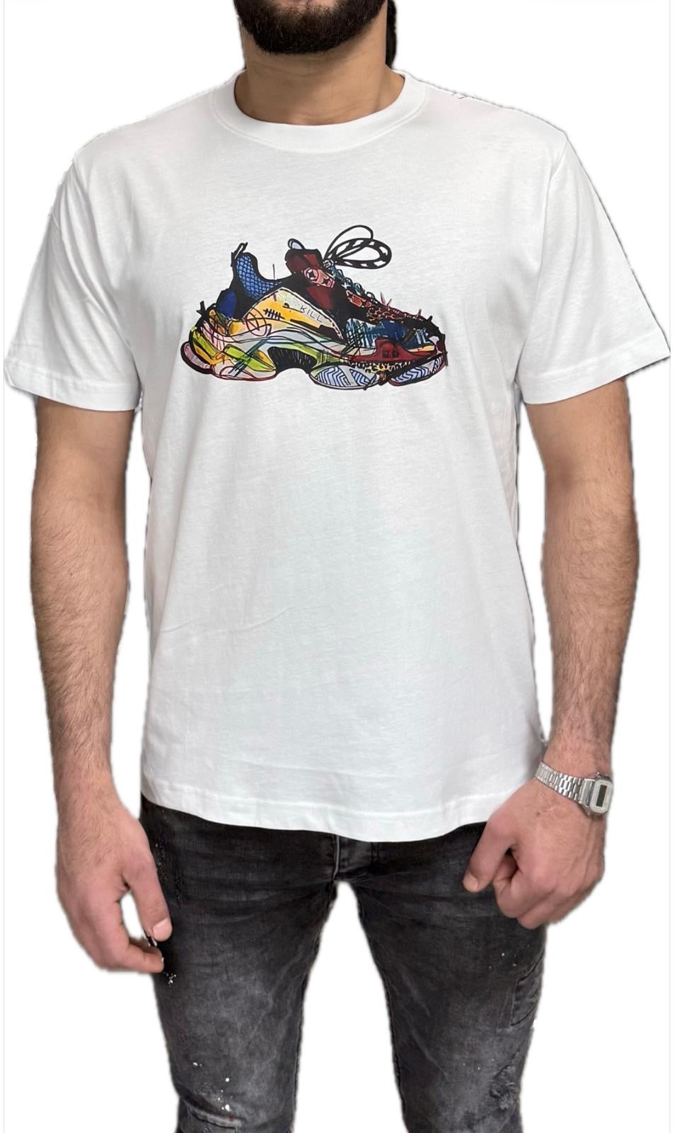 Samkill T-shirt wit