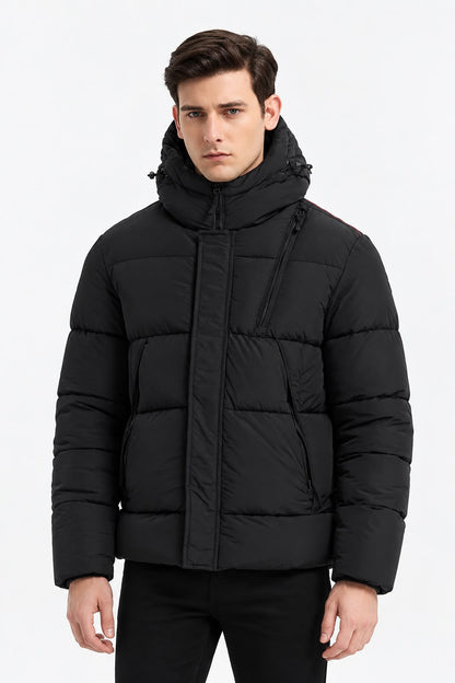 Heren Puffer Jacket Zwart