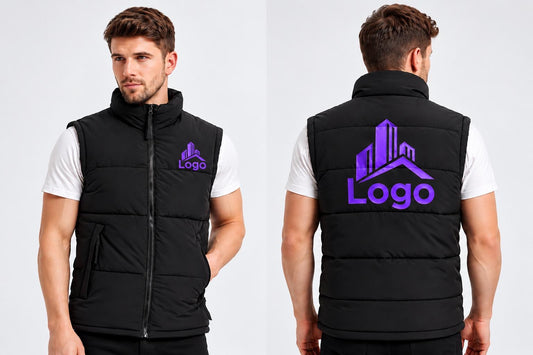 Bodywarmer met bedrukking (logo)