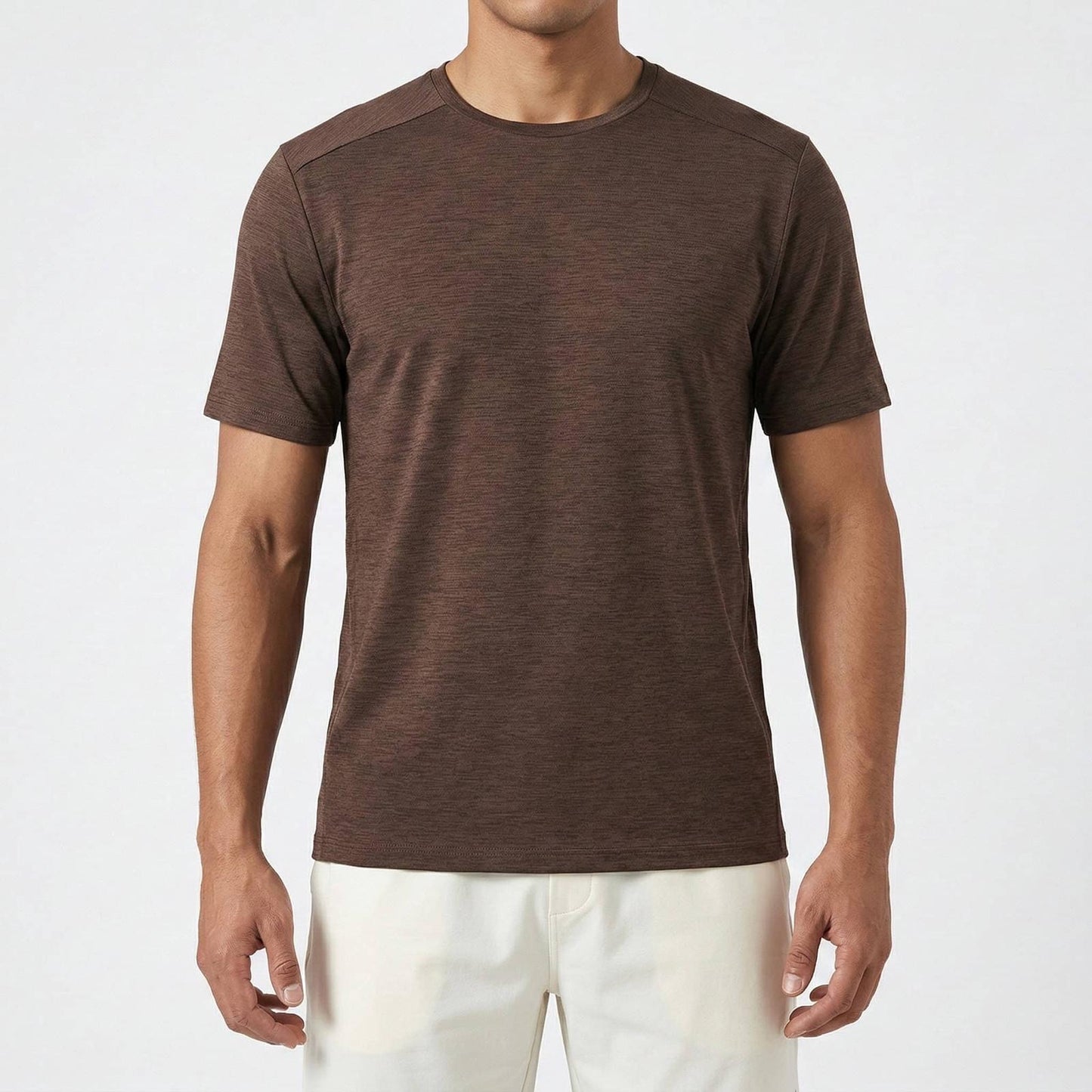 Basic T-shirt (bruin)