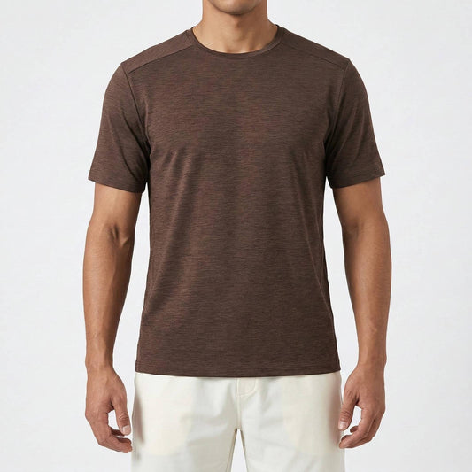 Basic T-shirt (bruin)