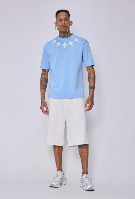 Design T-shirt blauw