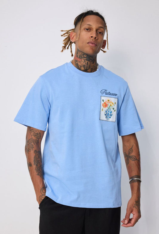 T-shirt met M-print (B)