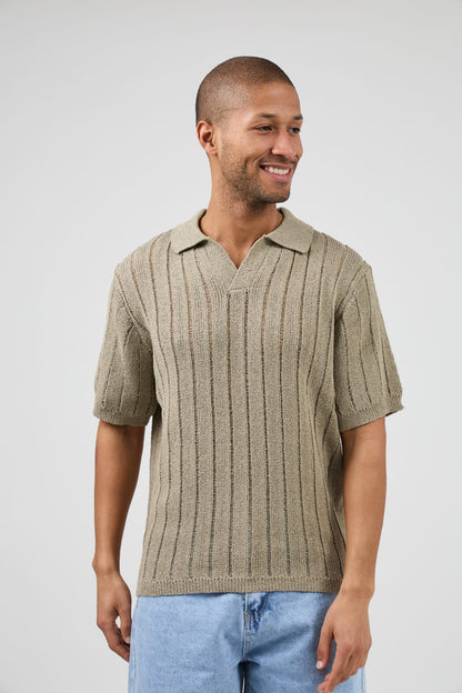 Heren V hals T-shirt (T)