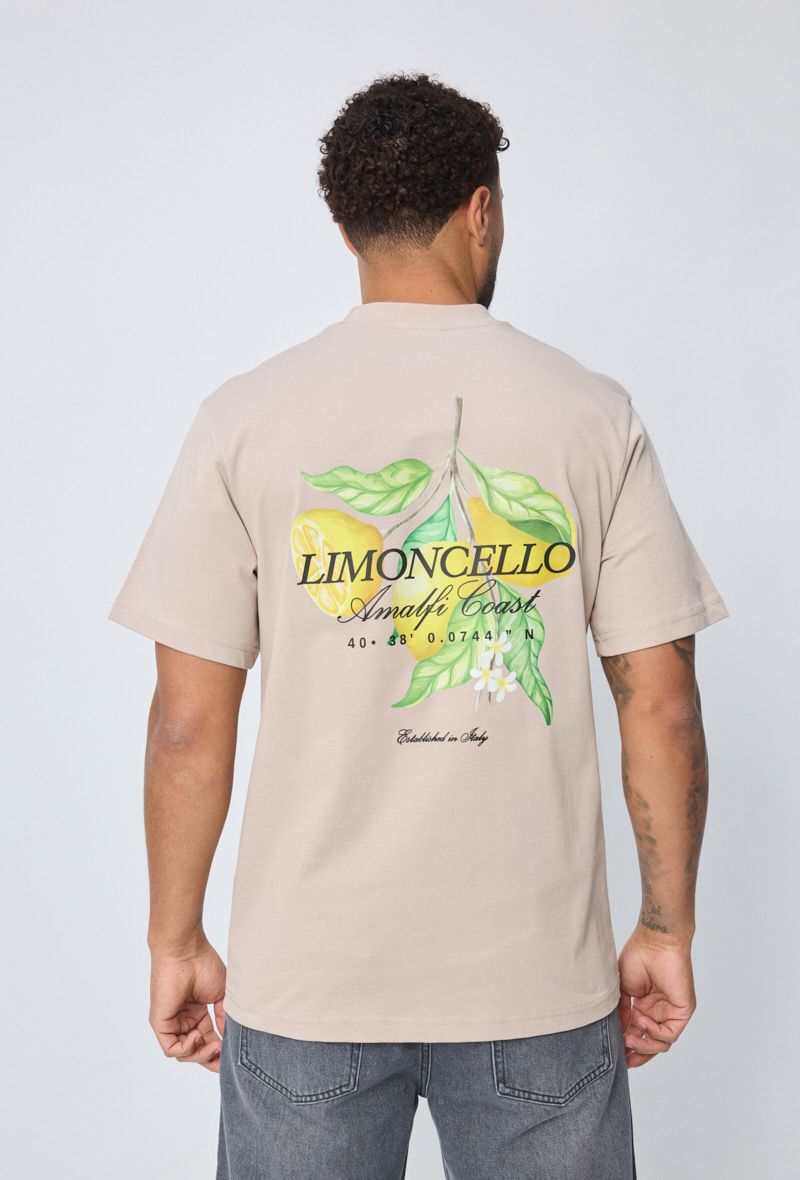 T-shirt met print Limoncello
(beige)