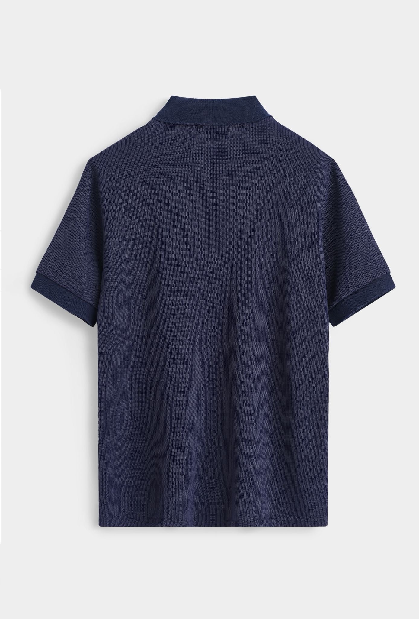Polo met rits (zwart)