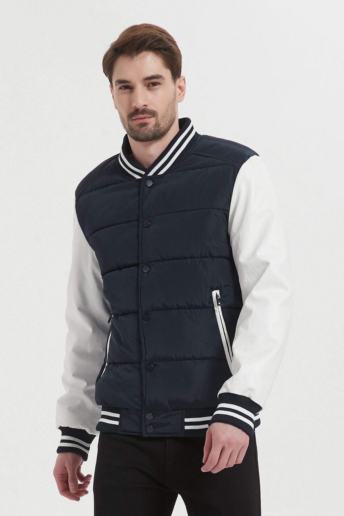 Sportieve jas donkerblauw
