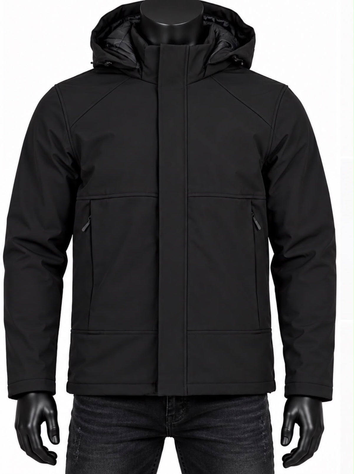 Heren Softshell Jas zwart